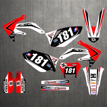 

Motorcycle stickers custom complete tool graphics background decal sticker quantity luster for the team CRF450X 08-18 2014 2015