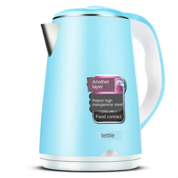 

Stainless Steel Electric kettle Energy-efficient Anti-dry Waterkoker Protection Heating underpan Automatic Cut Off Jug Kettle