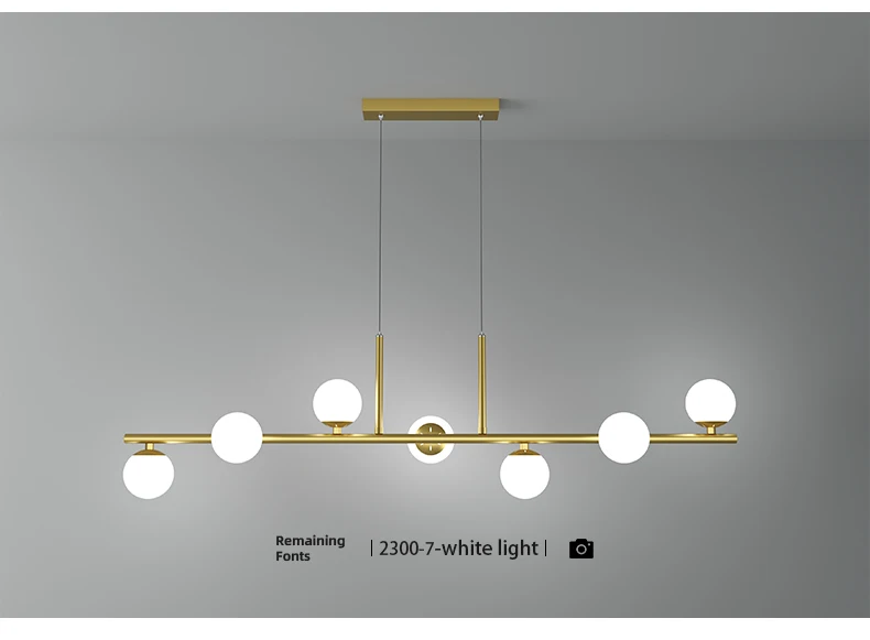 beaded chandelier Modern Led Chandelier For Living Room Dining Room Kitchen Bedroom Nordic Gold Led Pendant Lamp Glass Ball Hanging Ceiling Light modern crystal chandelier