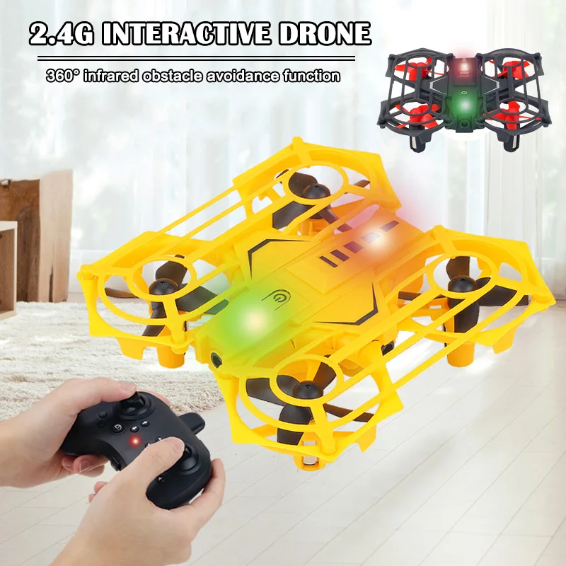 

2019 New Mini Quadcopter 2.4G Gesture Sensor Flip RC Drone with Remote Control Toy Gift