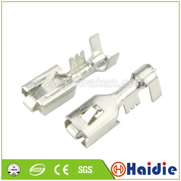 

Free shipping 50pcs auto wiring terminal for auto delphi connector, crimp terminal DJ6221-6.3C