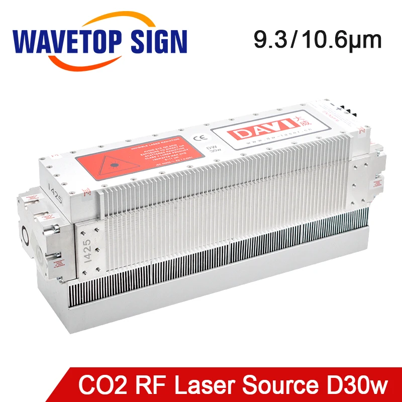 DAVI CO2 RF лазерный модуль D30 30 Вт Длина волны лазера 10.6um источник разъем RJ-45 Тип для