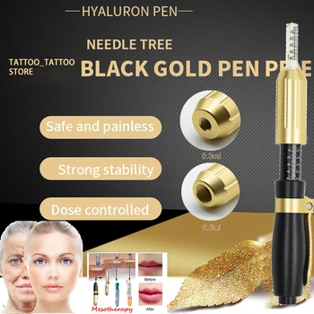 

2020 NEW Hyaluronic Acid Pen Gun Massage Atomizer Pen Injection Kit Anti Wrinkle Lip Filler Lip Lifting With 0.3ML Ampoule Head