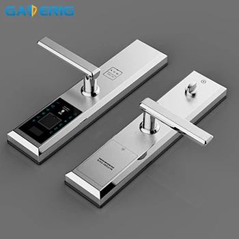 

GATERIG Smart Lock Biometric Electronic Door Lock Smart Fingerprint, Code,Card, Key Touch Screen Digital Password Lock for Home