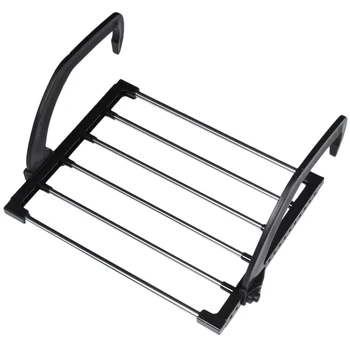 

1Pc Stainless Steel Drying Shoe Rack Portable Multi-Function Window Laundry Balcony Towel Clothes Diaper Dryer Storage Rack