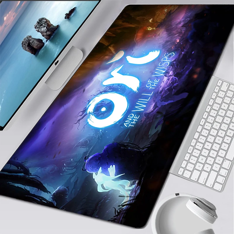 

Ori and the will of the wisps MousePads Anime Mouse Mat Desk Table Gamer Office Work Large Mousepad mats Non-slip Laptop Cushion