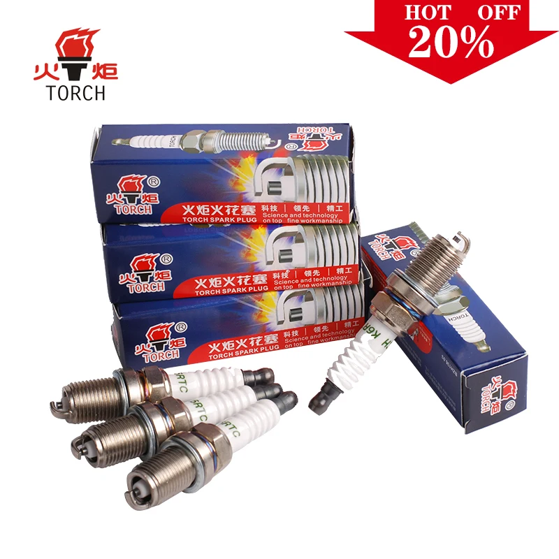 4 шт/6 шт Китай оригинальные свечи зажигания TORCH K6RTC/FR7DC+/BKR6E/K20PR