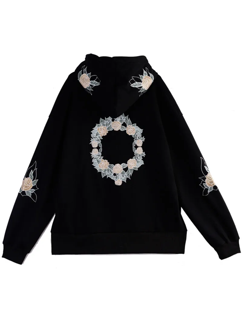 Casual Women Hoodies Plus Size Black Pullover Korean Japan Style Thick Loose Female Tracksuits Sweatshirt Student R118