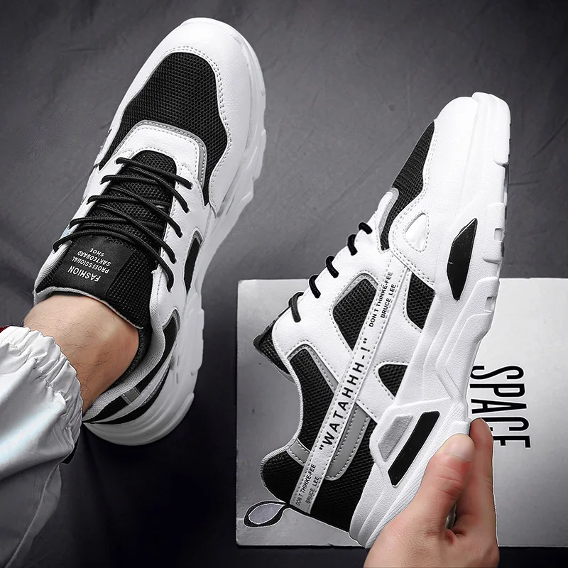 

Spring New Style Dad Shoes Men's Korean-style Mesh Breathable STUDENT'S Shoes Versitile Fashion Casual Men's Shoes Sub-Light Tre