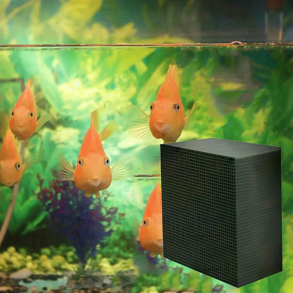 1 шт. фильтрация Водный куб эко-аквариум очиститель воды куб очистка аквариума активированная углеродная коробка Горячая