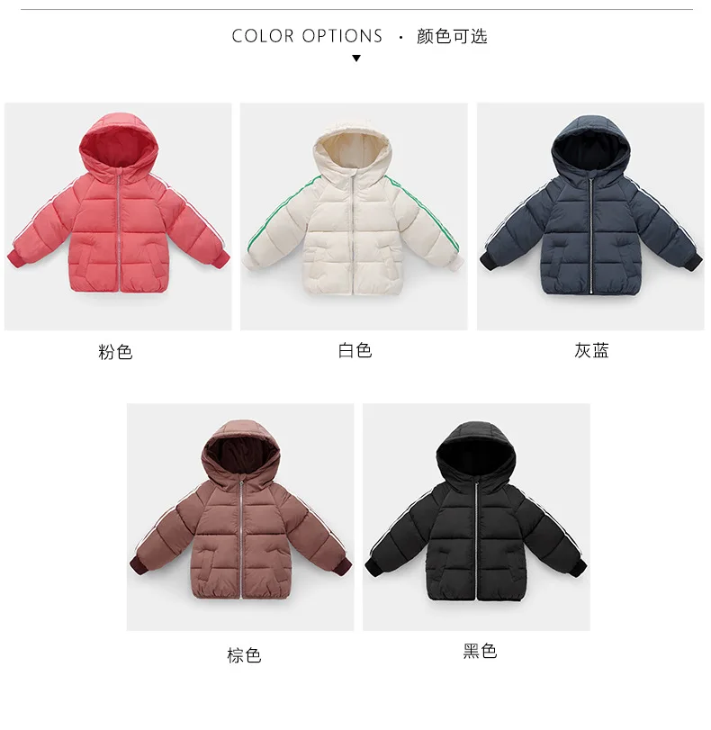 Модное крутое теплое пальто для девочек шерстяная куртка на молнии с большим капюшоном розовая осенне-зимняя одежда для детей 3, 4, 5, 6, 7, 8 лет