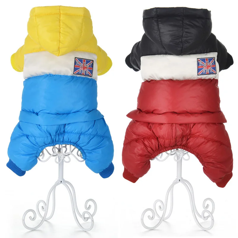 Winter Dog Clothes Thicken Warm Coat Jacket For Small Dogs Waterproof Chihuahua Yorkie Clothing Overalls Pet Jumpsuits Hoodies