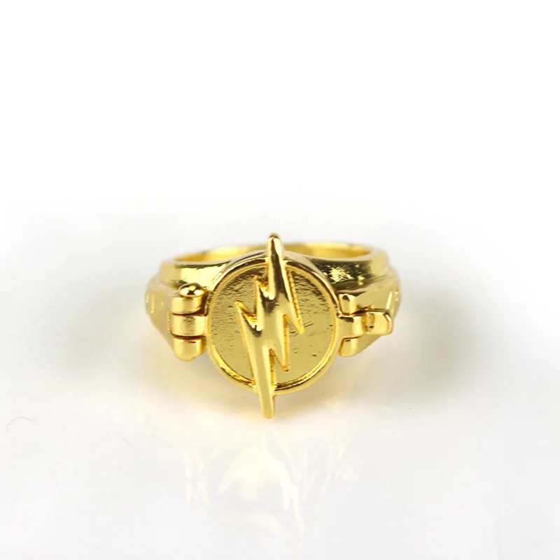 

The Flash Reverse Flash Rings Gold Plated Cosplay Costumes Unisex Ring Jewellery