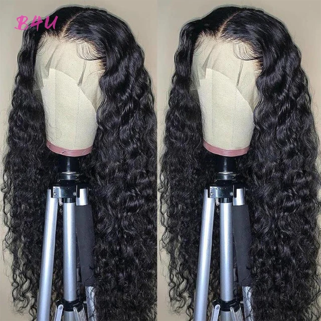 Lace Front Wigs Human Hair Water Wave 13×4 Human Hair Curly Wigs For Women Lace Frontal Wigs Brazilian Virgin Wet And Wavy Wigs 3