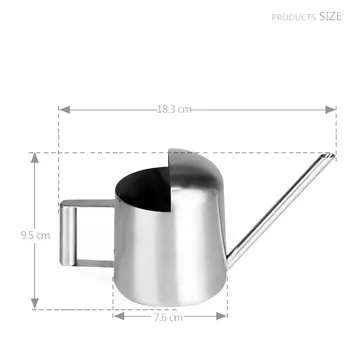 

Supply Stainless Steel Water Can Plant Practical Durable Long Mouth Garden Sprayer Pot*