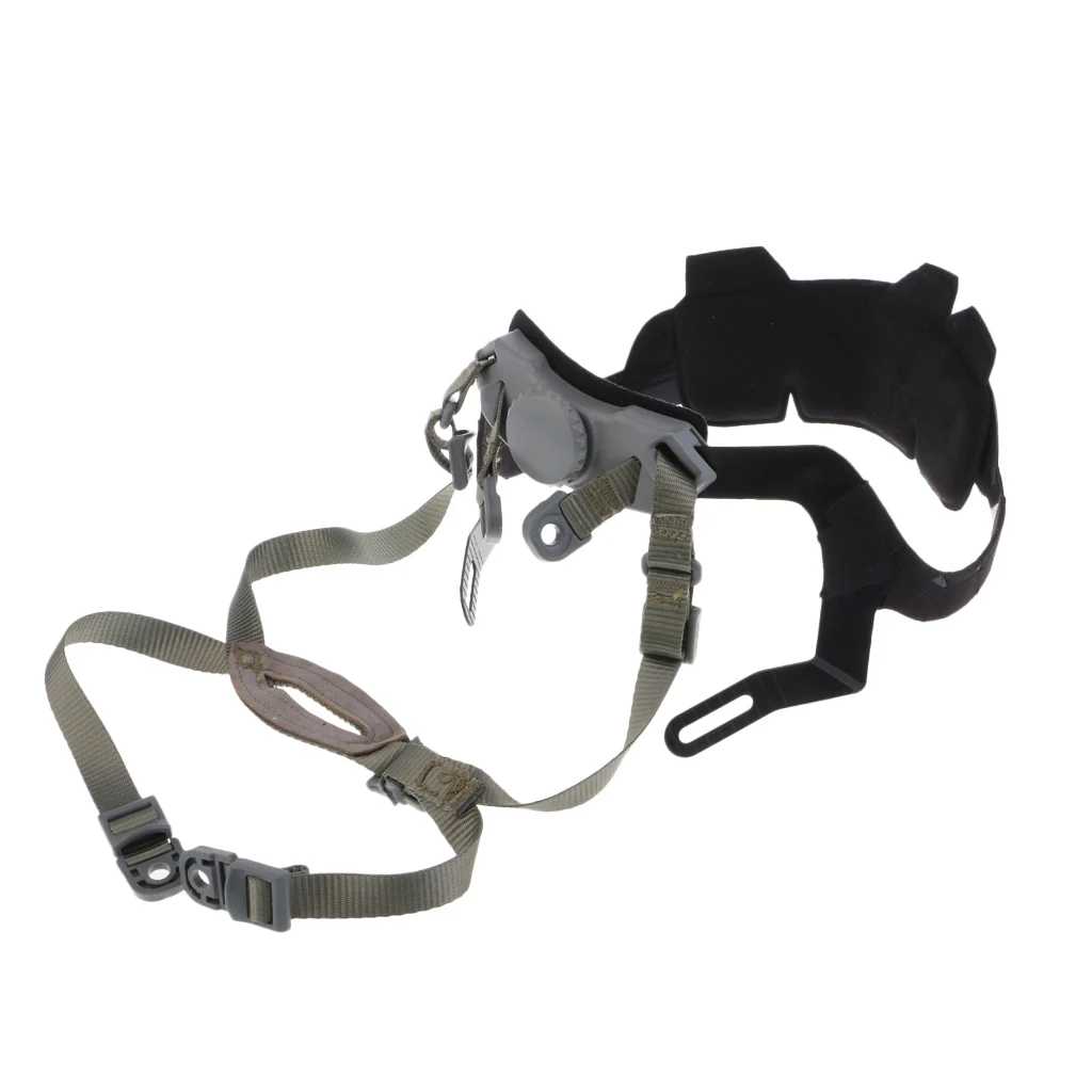 4 Points Helmet Chin Strap w/ Screws & Nuts for Fast ACH MICH Helmet, H-Nape Pad Harness