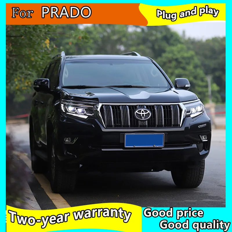 Автомобильный Стайлинг для Toyota Prado полный фары 2018 новый светодиодный задний