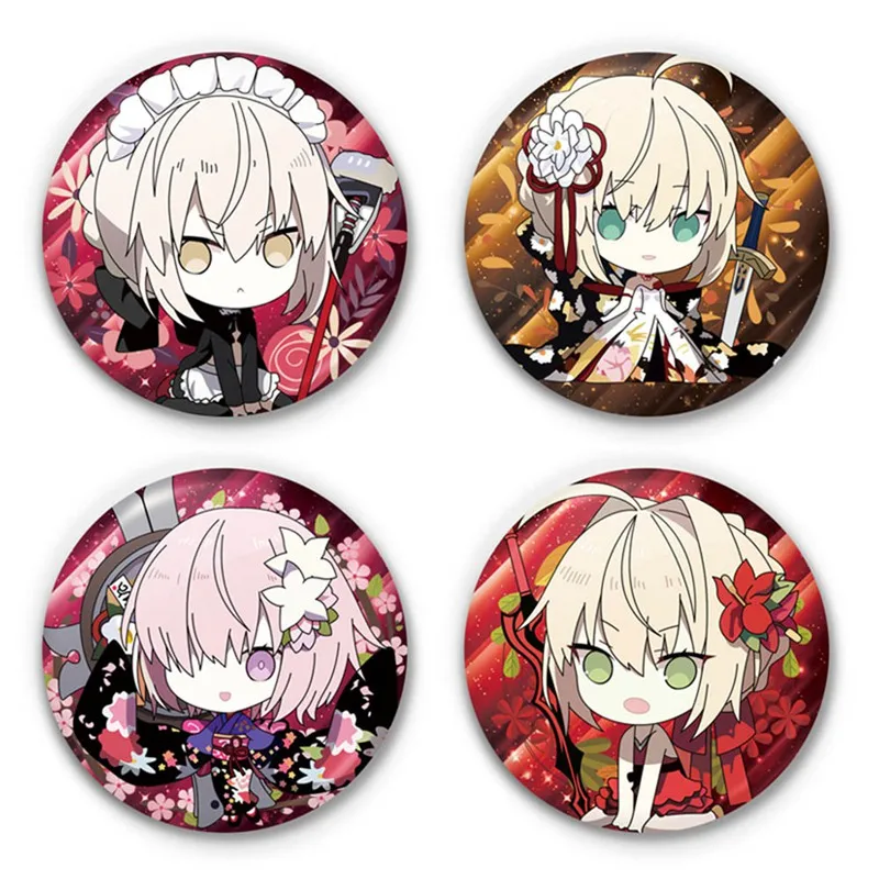 Аниме Fate/stay Night значок брошка мультфильм булавки для одежды шляпа рюкзак Applie| |