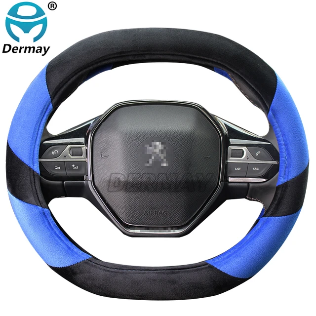 Winter Plüsch Auto Lenkrad Abdeckung lenkradbezug für Peugeot 3008 4008  5008 PARTNER Rifter Auto Zubehör innen Coche - AliExpress