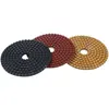 3 Pieces 100Mm Diamond Flexible Wet & Dry Polishing Pads 3 Step Floor Polish For Stone Marble Tile ► Photo 2/6