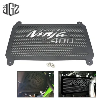 

Black Motorcycle Radiator Guard Protective Water Tank Grille Net Bezel Cover Accessories for Kawasaki Ninja 400 2017 2018 2019