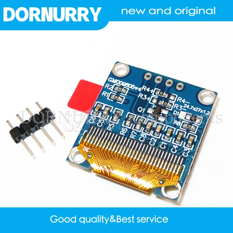 

0.96 inch IIC Serial White OLED Display Module 128X64 I2C 12864 SSD1306 LCD Screen Board GND VCC SCL SDA 0.96" for Arduino