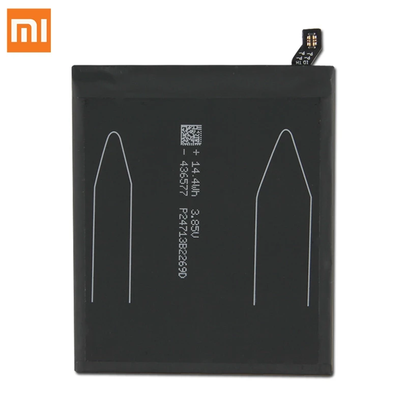 Оригинальная замена Батарея для Xiaomi Mi 5S плюс 5splus BM37 Натуральная кожа телефон Батарея 3800 ма-ч