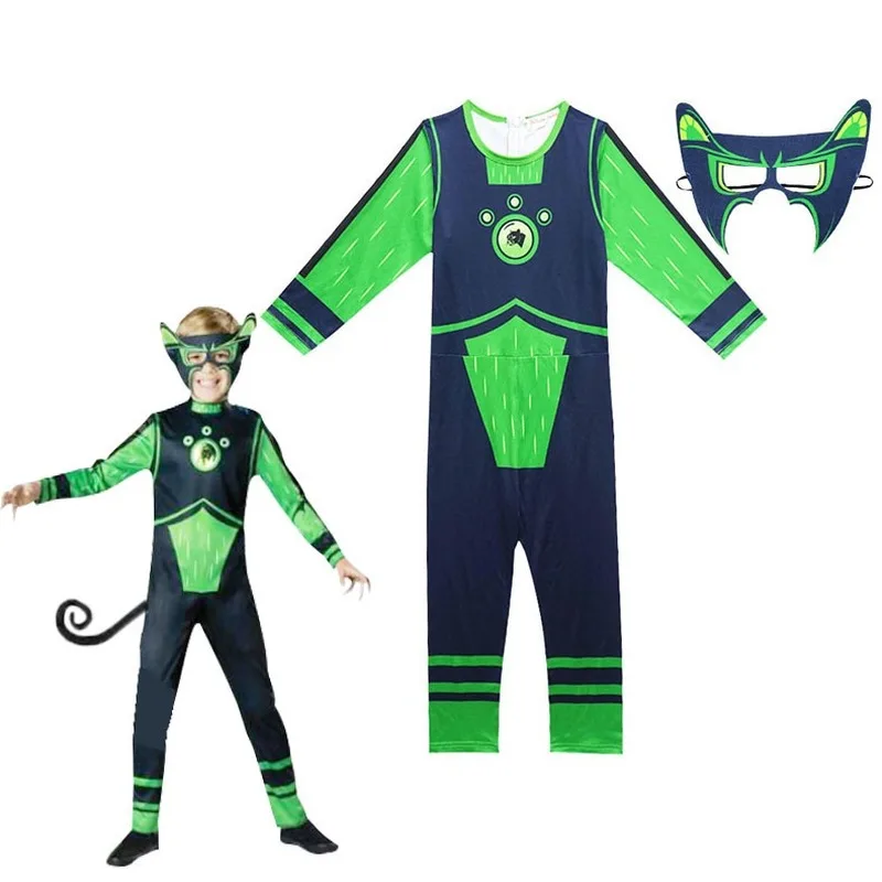 Boys Harrier Animal Brothers Cosplay Costume Kids Wild Kratts Halloween Performance Costume Children Cosplay Jumpsuit Mask Boys Harrier Animal Brothers Cosplay Costume Kids Wild Kratts Halloween Performance Costume Children Cosplay Jumpsuit Mask