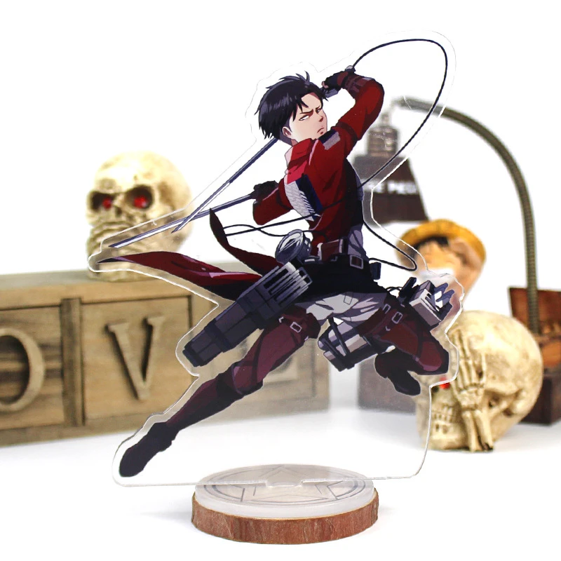 Attack On Titan Anime Figure Acrylic Stand Model Toy Levi Ackerman Action Figures Decoration Anime Lovers Birthday Collcet Gifts Action Figures Aliexpress