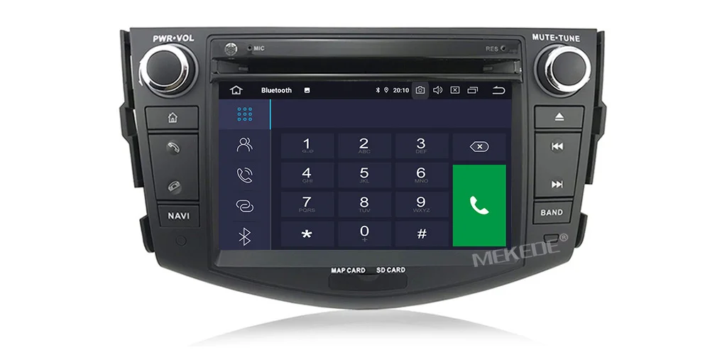 Best MEKEDE PX5 4+64G  android 9.0 car dvd gps navigation player For Toyota RAV4 Rav 4 2007-2011 car radio Multimedia stereo 8 core 14