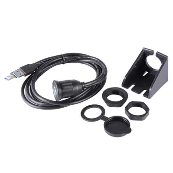 

2 USB3.0 Ports MALE TO 2 FEMALE Extension cable Car Dash Panel Flush Mount Dual Usb 3.0 Male To Female Extension Cable Ma953