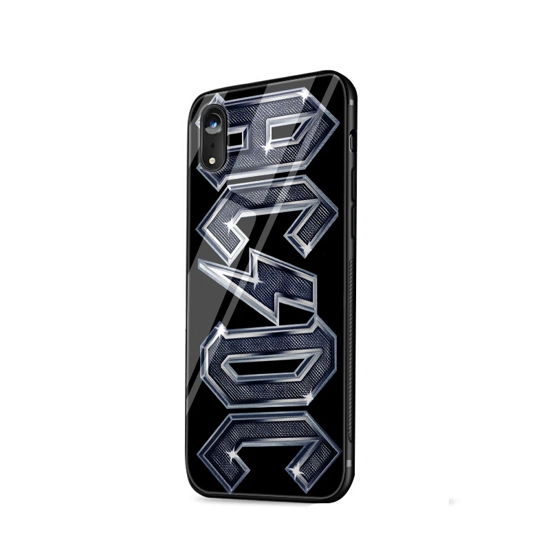 Desxz Ac Dc черный лед тяжелый металл музыка ТПУ чехол для iPhone XR X XS Max 5 5S 6 6s 7 8 Plus