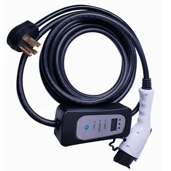 

Top Seller with type1 female Nema 14-50 40A plug type 1 LEVEL2 LCD Display charging connector