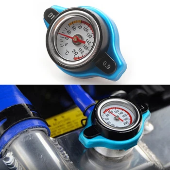 

1pcs Car Thermostatic Gauge Radiator Cap D1 Big/Small Head 0.9/1.1/1.3Bar Thermost Gauge Radiator With Utility Safe