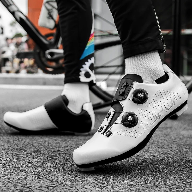 Professional Cycling Shoes Ultralight Self-Locking Racing Road Bike Shoes Outdoor MTB Sneakers Men Bicycle SPD Cleat