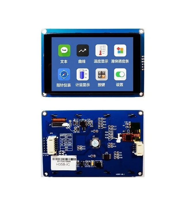 Новый 3 5 дюймовый ЖК дисплей HMI I2C IIC емкостный сенсорный экран 480x320 для