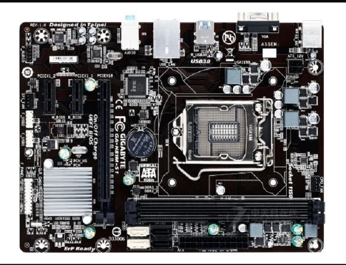 

GIGABYTE GA-H81M-S1 Desktop Motherboard H81 Socket LGA 1150 i3 i5 i7 DDR3 16G Micro-ATX UEFI BIOS Original Used Mainboard