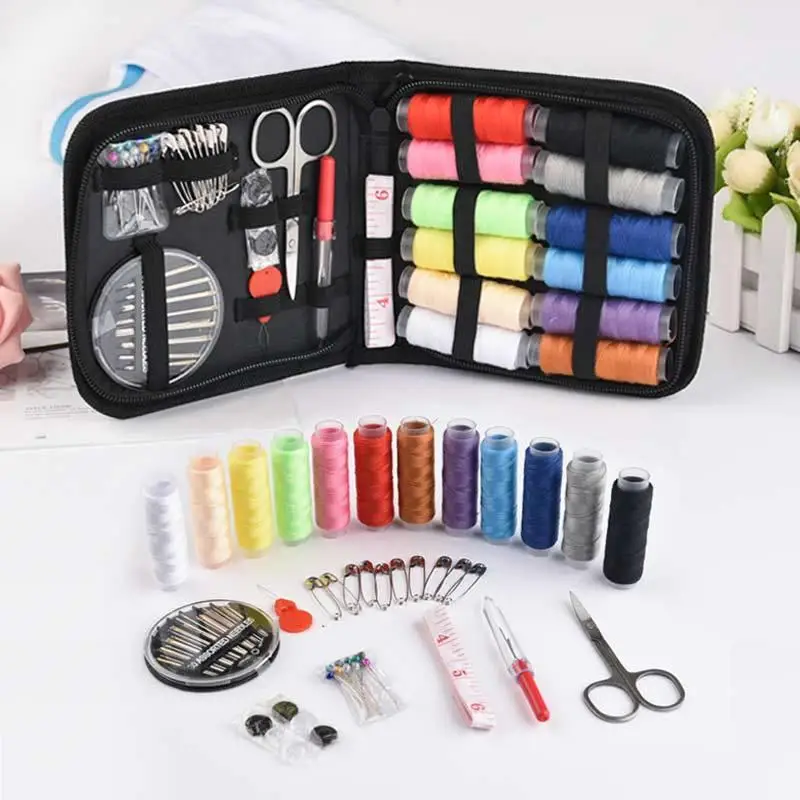 Sewing Kits DIY Multi-function Sewing Box Set for Hand Quilting Stitching Embroidery Thread Sewing Accessories Sewing Kits