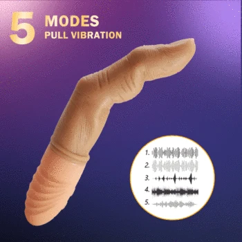 Powerful Finger Vibrator for Women G Spot Stimulate Vagina Massager Heating Silicone Finger Dildo Masturbator Adult Sex Toys 4