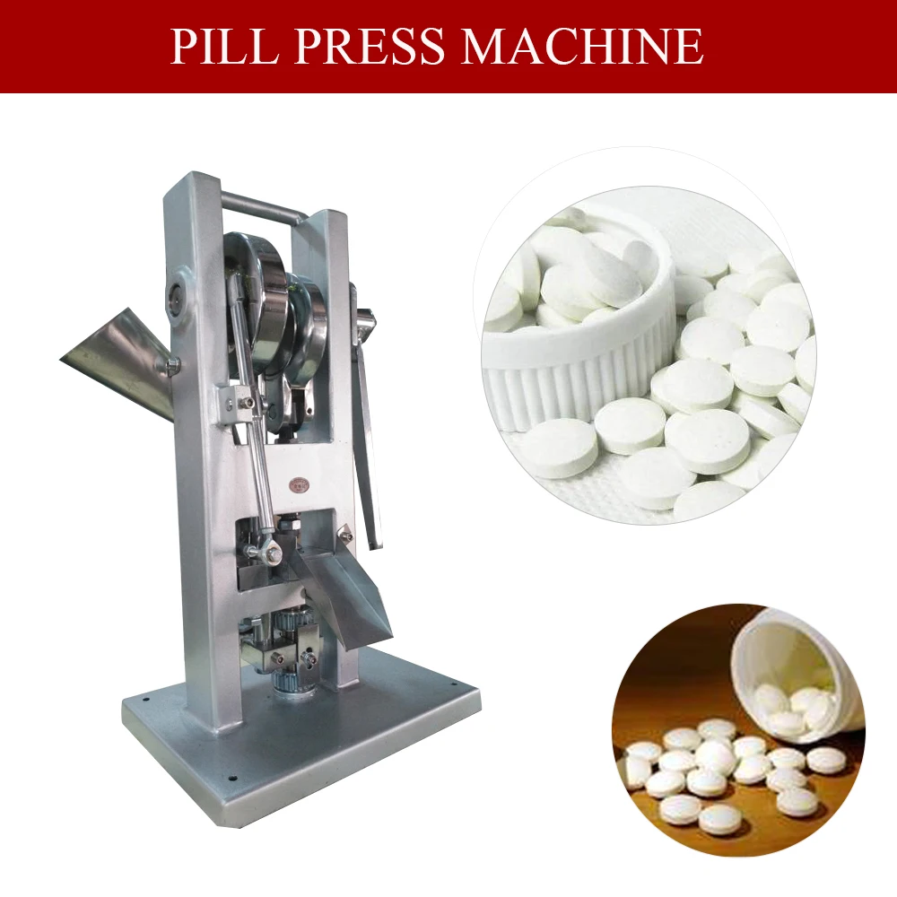 

Professional TDP0 Manual Single Punch Sugar Tablet Pill Press Machine Slice Making Hand Operated Mini Type Calcium Tablet Maker