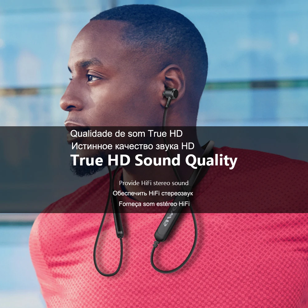 Awei hands free стерео hi fi наушник блютуз беспроводные наушники гарнитура для телефона
