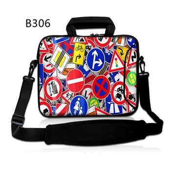 

Traffic Signs Laptop Shoulder carry bag case pouch Cover For macbook Air 11 13 macbook Pro 15 17 Retina display ipad pro 12.9