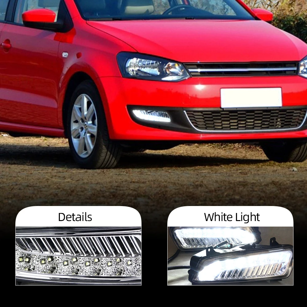 CSGJMY 1 набор Автомобильный светодиодный DRL Габаритные огни дневного света 12v ABS