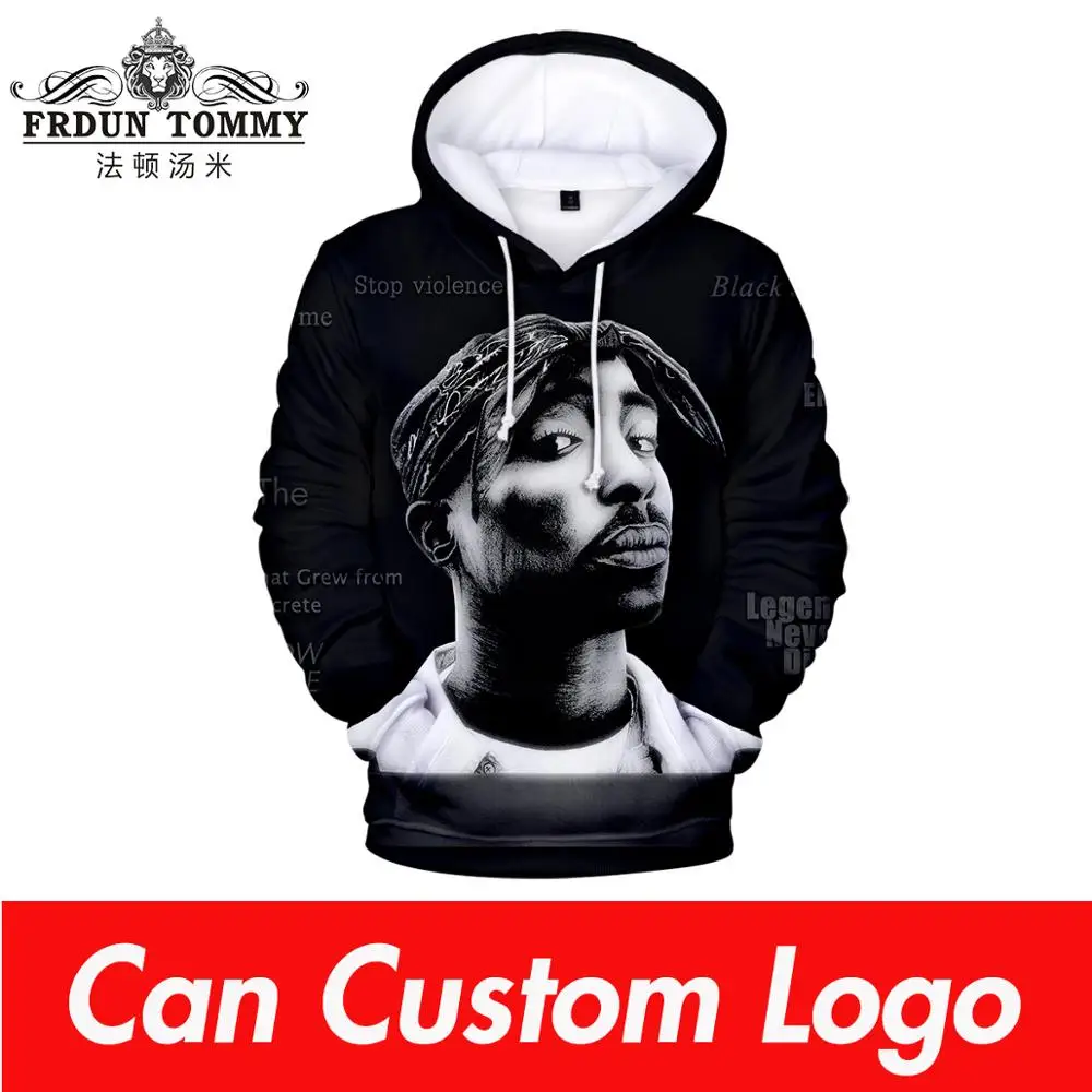 Kaufen 2019 3D 2PAC Heißer Verkauf Hoodies Sweatshirts HOT RAPPER 2PAC Oberbekleidung Mit Kapuze Hoody Casual Bekleidung Frühling Herbst 4XL