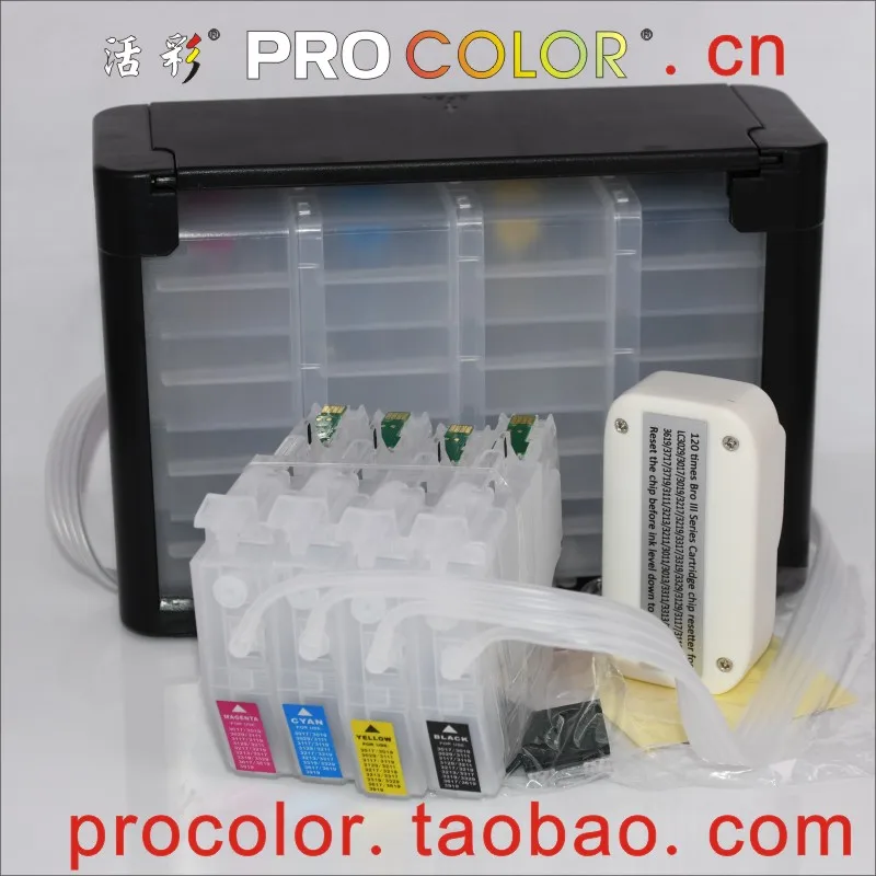 LC3317 LC3319 LC 3317 3319 CISS для BROTHER MFC J5330DW J5730DW MFCJ6530DW J6730DW J6930DW принтер с чипом|Чернильные