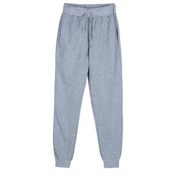 Sweatpants ربيع الخريف القطن السراويل الطويلة عداء ببطء السراويل الرياضية غير رسمية الرجال والنساء اللياقة البدنية الصلبة سراويل للجري 5 ألوان - Image 5