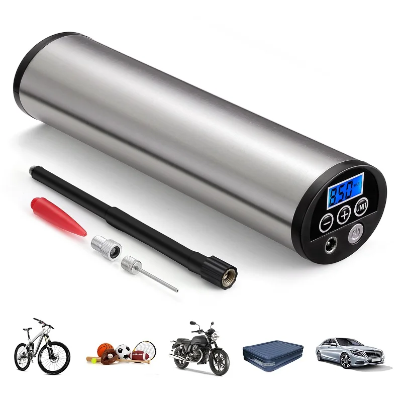  150PSI Mini Portable Electric Inflator Portable Car Bicycle Bike Pump Auto Air Compressor Bicycle P