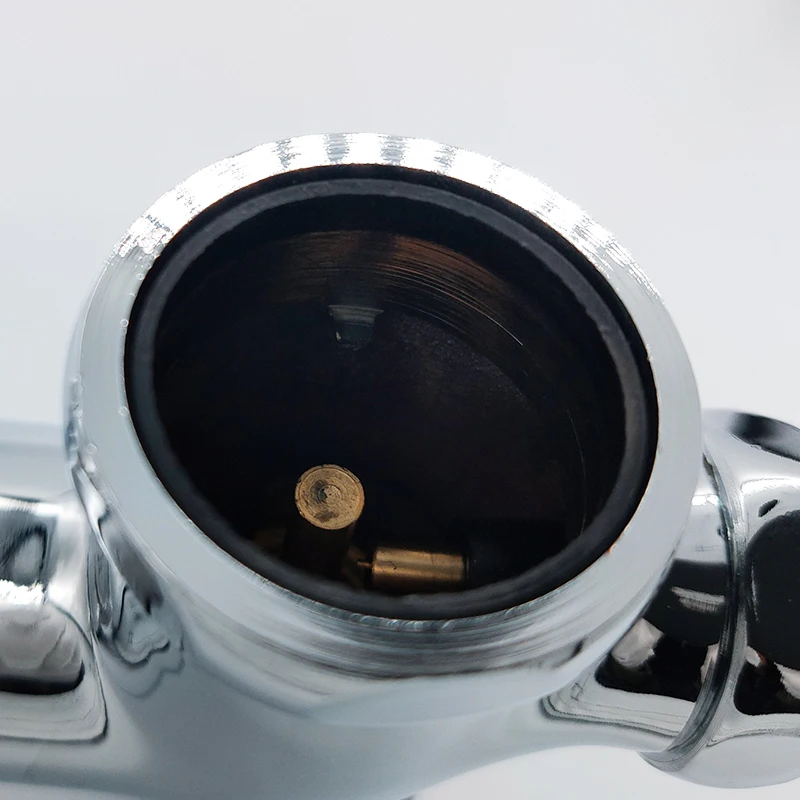 Хромированный клапан слива туалета выдвижной писсуар сливной ручного