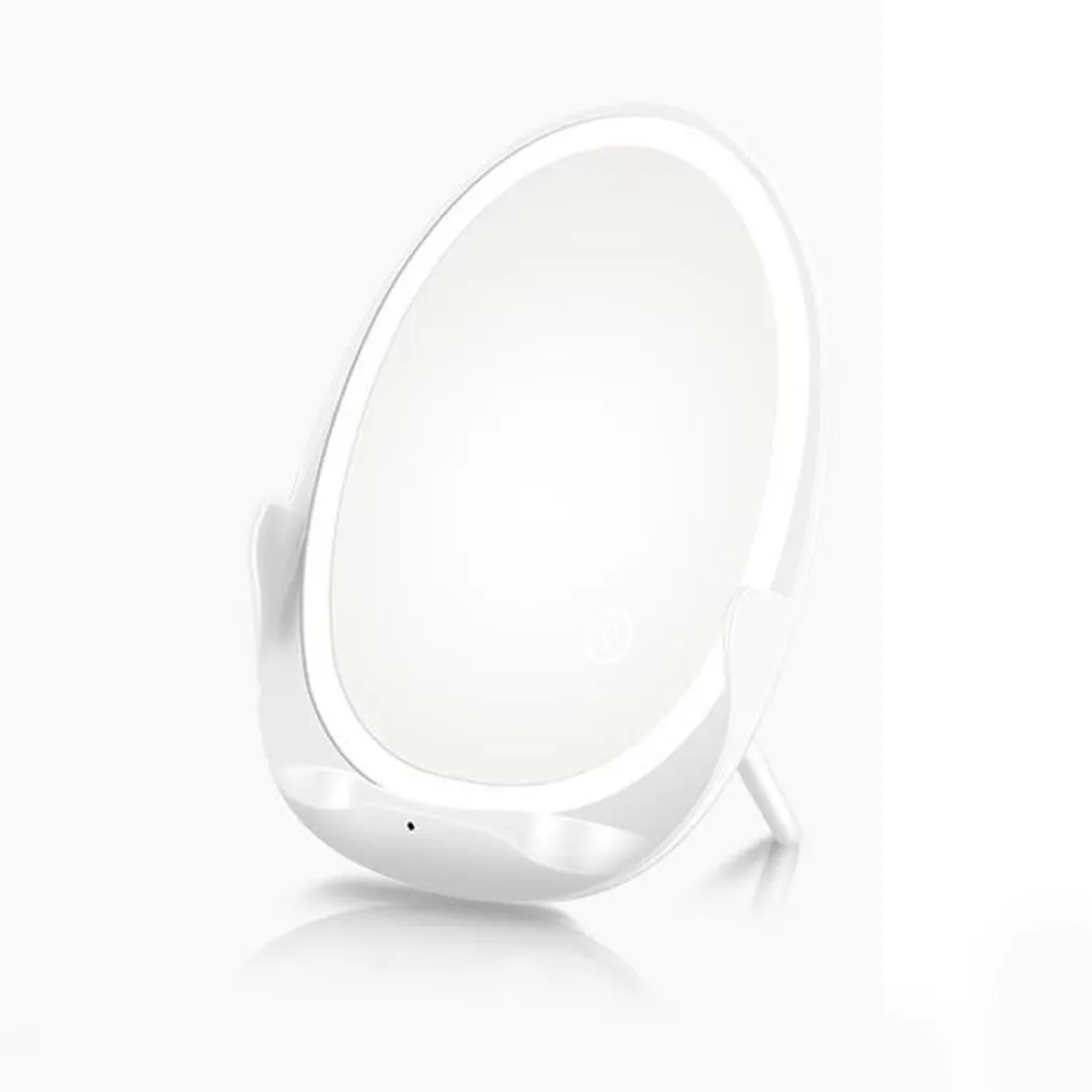

5-In-1 Makeup Mirror LED Lighted Wireless Charger Make Up Mirror Smart Cosmetic Mirror with Cell Phone Stand vanity mirror