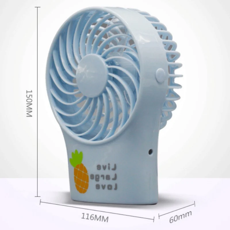 

USB Cute Mute Small Table Fans Rechargeable Lightweight Portable Handheld Fans